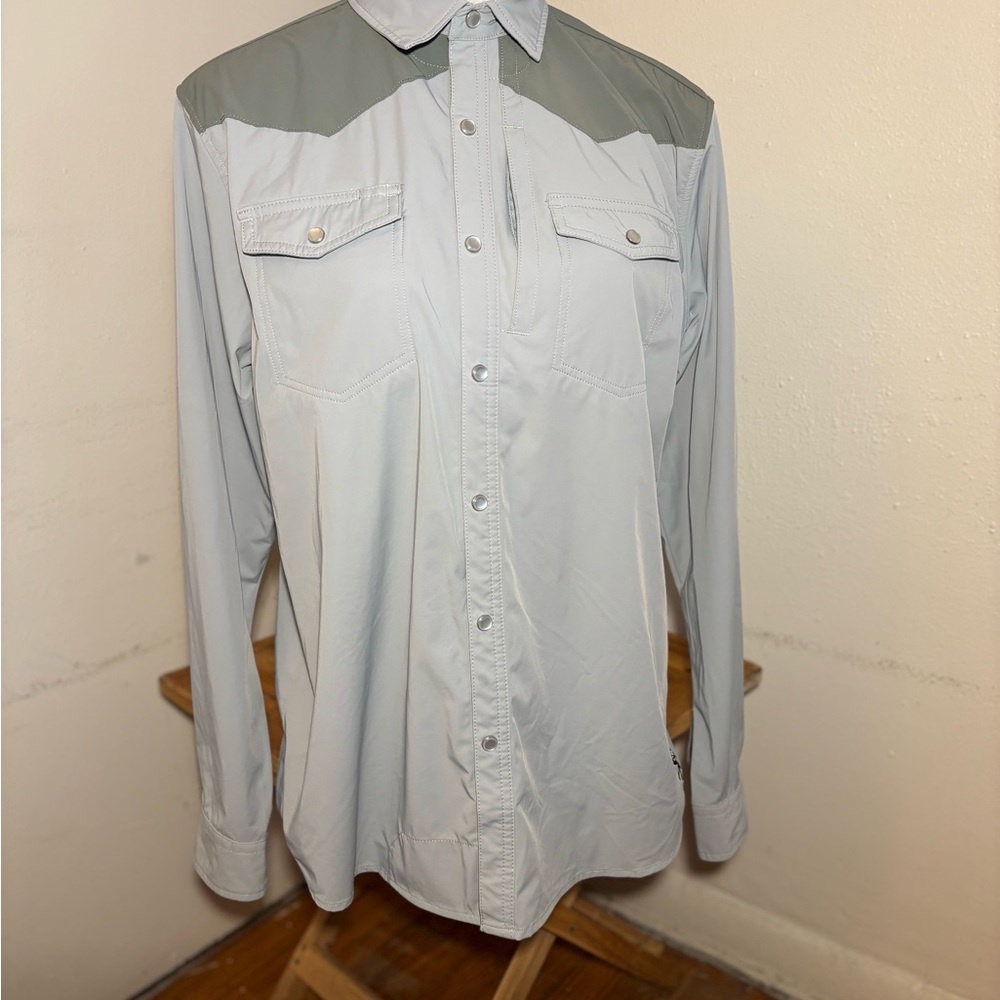 Diamond Cross Ranch Western Button Down Cowboy Shirt - Picture 3 of 11